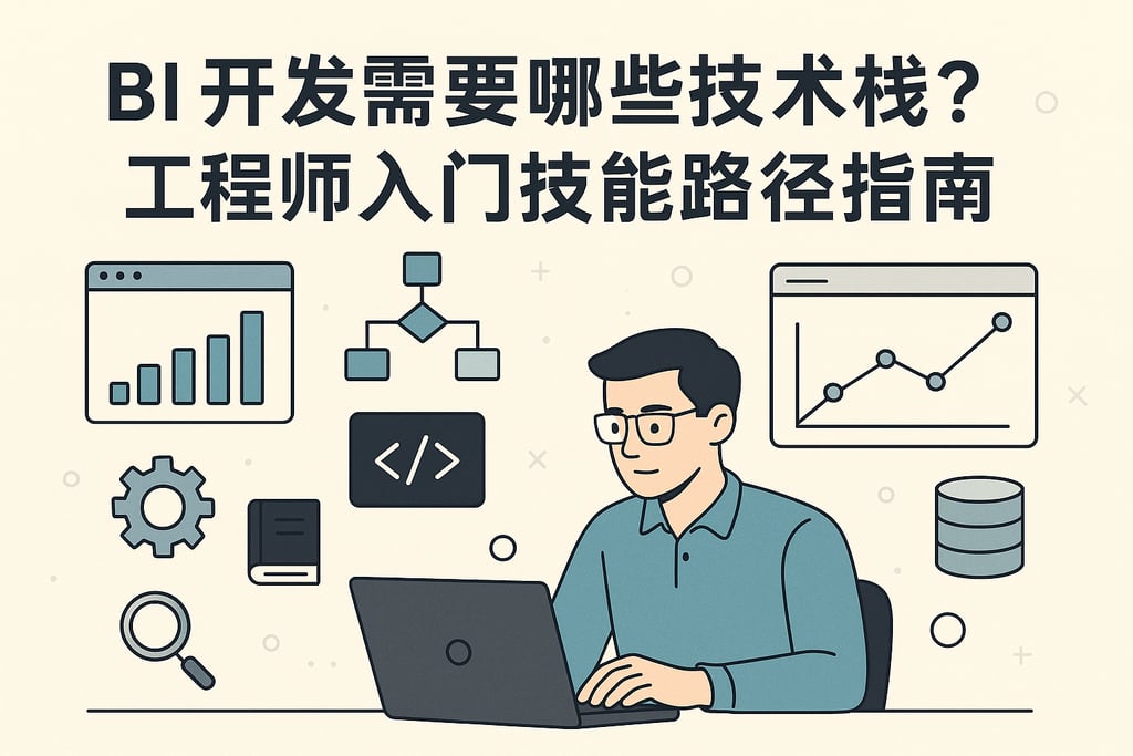 BI开发需要哪些技术栈？工程师入门技能路径指南"